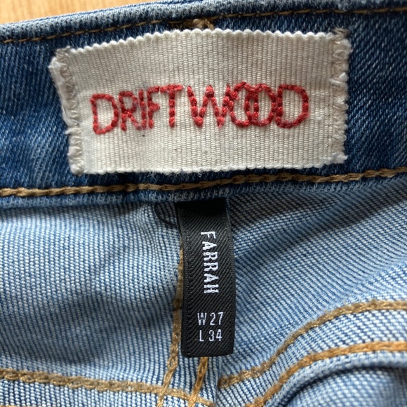 Driftwood Farrah embroidered flare jeans, 27x34 - Picture 4 of 5